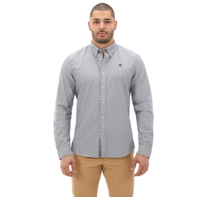 Timberland Oxford Shirt Erkek Gömlek Gri