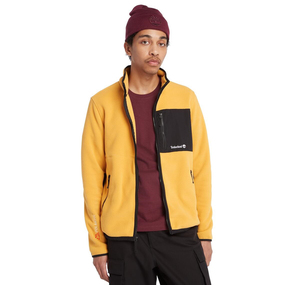 Timberland Polartec 200 Mıx Medıa Full Zıp Fleece Erkek Ceket Sarı