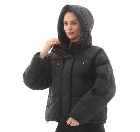 Timberland Recycled Down Puffer Jacket Kadın Mont Siyah