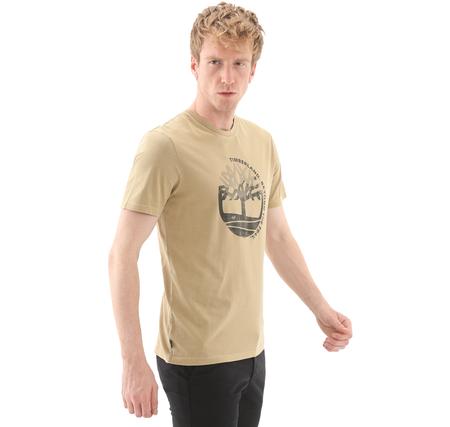 Timberland Seasonal Garment Dyed Ss Tee Erkek T-Shirt Kahve