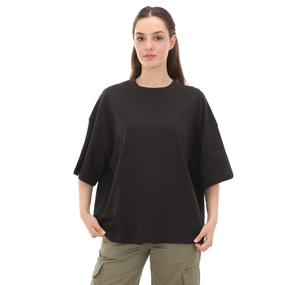 Timberland Short-Sleeve Oversıze Tee Kadın T-Shirt Siyah