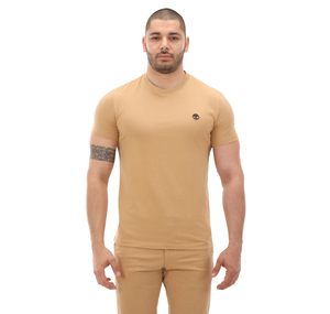 Timberland Short Sleeve Tee Erkek T-Shirt Krem