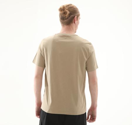 Timberland Short Sleeve Woven Badge Tee Erkek T-Shirt Haki