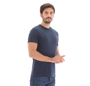 Timberland Ss Dunstan River Jersey Crew Tee Slim Erkek T-Shirt Lacivert