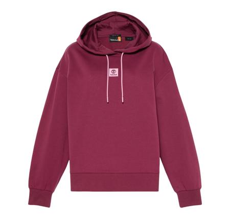 Timberland Stack Logo Loop Back Hoodie Kadın