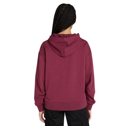 Timberland Stack Logo Loop Back Hoodie Kadın