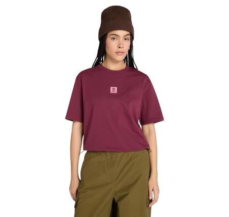 Timberland Stack Logo Short-Sleeve Tee Kadın