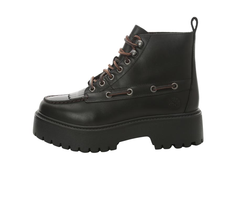 Timberland Stone Street Mıd Lace Up Boot Kadın Bot Ve Çizme Siyah