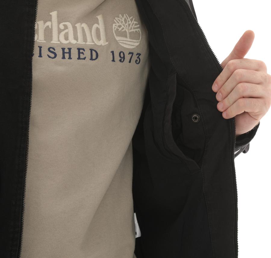 Timberland Strafford Washed Canvas Jacket Erkek Ceket Siyah Timberland Strafford Washed Canvas Jacket Erkek Ceket Siyah