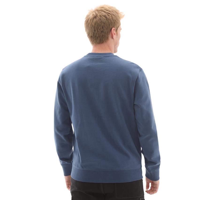 Timberland Tree Logo Patch Crewneck Erkek Sweatshirt Mavi Timberland Tree Logo Patch Crewneck Erkek Sweatshirt Mavi