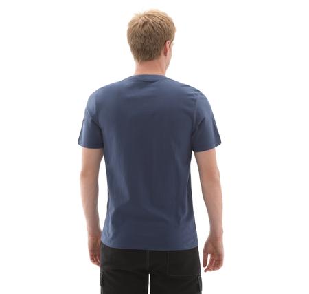 Timberland Tree Logo Patch Tee Erkek T-Shirt Mavi