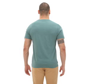 Timberland Tree Logo Short Sleeve Tee Erkek T-Shirt Mavi