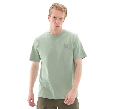 Timberland Washed Boot Lab Back Graphic Tee Erkek