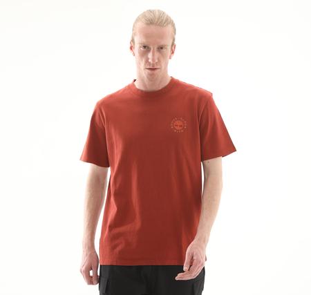 Timberland Washed Boot Lab Back Graphic Tee Erkek T-Shirt Turuncu