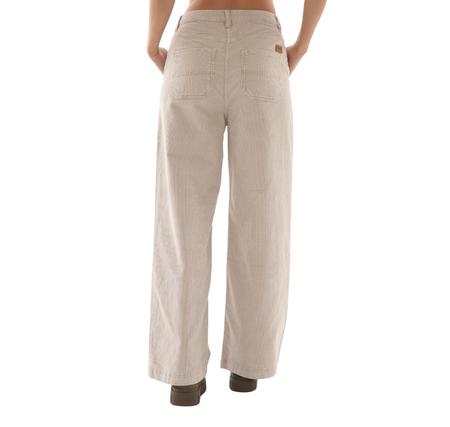 Timberland Washed Corduroy Wide-Leg Pants Kadın Pantolon Krem Timberland Washed Corduroy Wide-Leg Pants Kadın Pantolon Krem