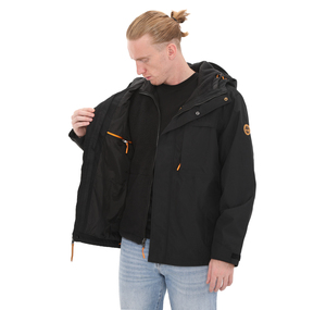 Timberland Water Resistant 3In1 Jacket Erkek Mont Siyah