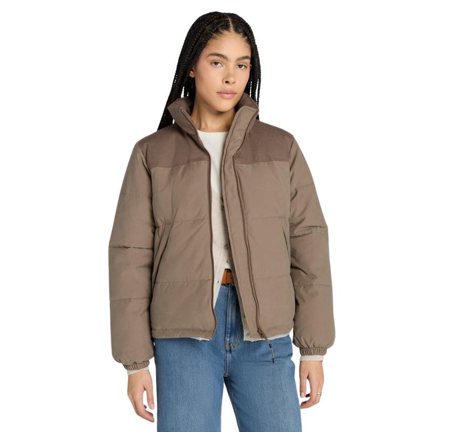Timberland Welch Mountaın Synthetic Insulated Puffe Kadın Mont Kahve Timberland Welch Mountaın Synthetic Insulated Puffe Kadın Mont Kahve