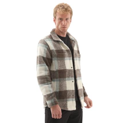 Timberland Wool Blend Shacket Erkek Ceket Gri Timberland Wool Blend Shacket Erkek Ceket Gri