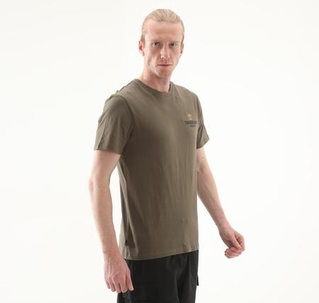 Timberland Work Inspired Back Graphic Tee Erkek T-Shirt Yeşil
