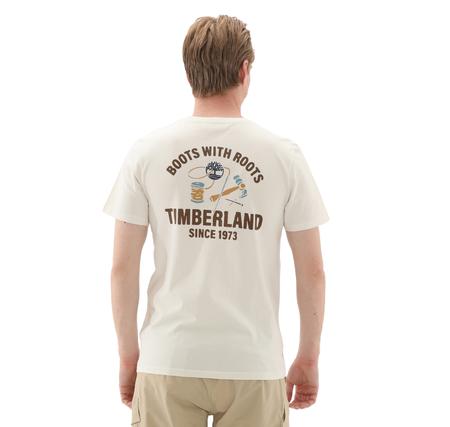 Timberland Work Inspired Back Graphic Tee Erkek