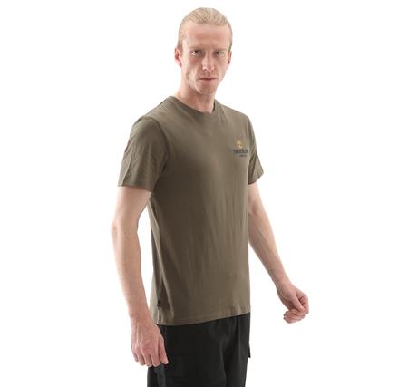 Timberland Work Inspired Back Graphic Tee Erkek T-Shirt Yeşil