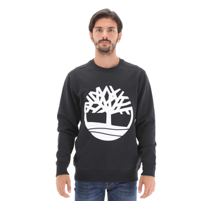 Timberland Yc Core Tree Logo Crew Neck Sweatshirt Erkek Sweatshirt Siyah