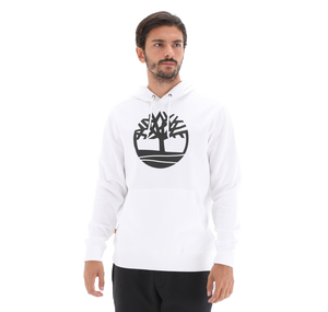 Timberland Yc Core Tree Logo Pull Over Hoodie (Bru Erkek Sweatshirt Beyaz