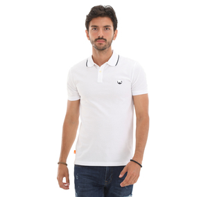 Timberland Ss Jacquard Yd Polo Erkek T-Shirt Beyaz