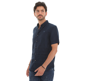 Timberland Ss Linen Shirt Erkek Gömlek Lacivert
