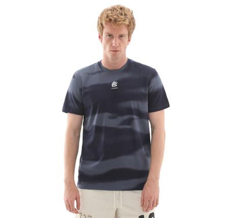 Under Armour Curry Hvyweight Logo Tee Erkek T-Shirt Siyah