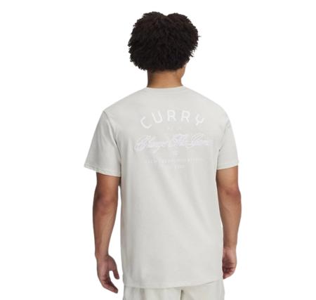 Under Armour Curry Hw Verbiage Tee 2 Erkek T-Shirt Gri