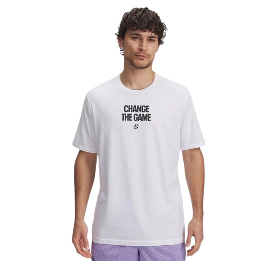 Under Armour Curry Playable Tee 1 Erkek T-Shirt Beyaz Under Armour Curry Playable Tee 1 Erkek T-Shirt Beyaz