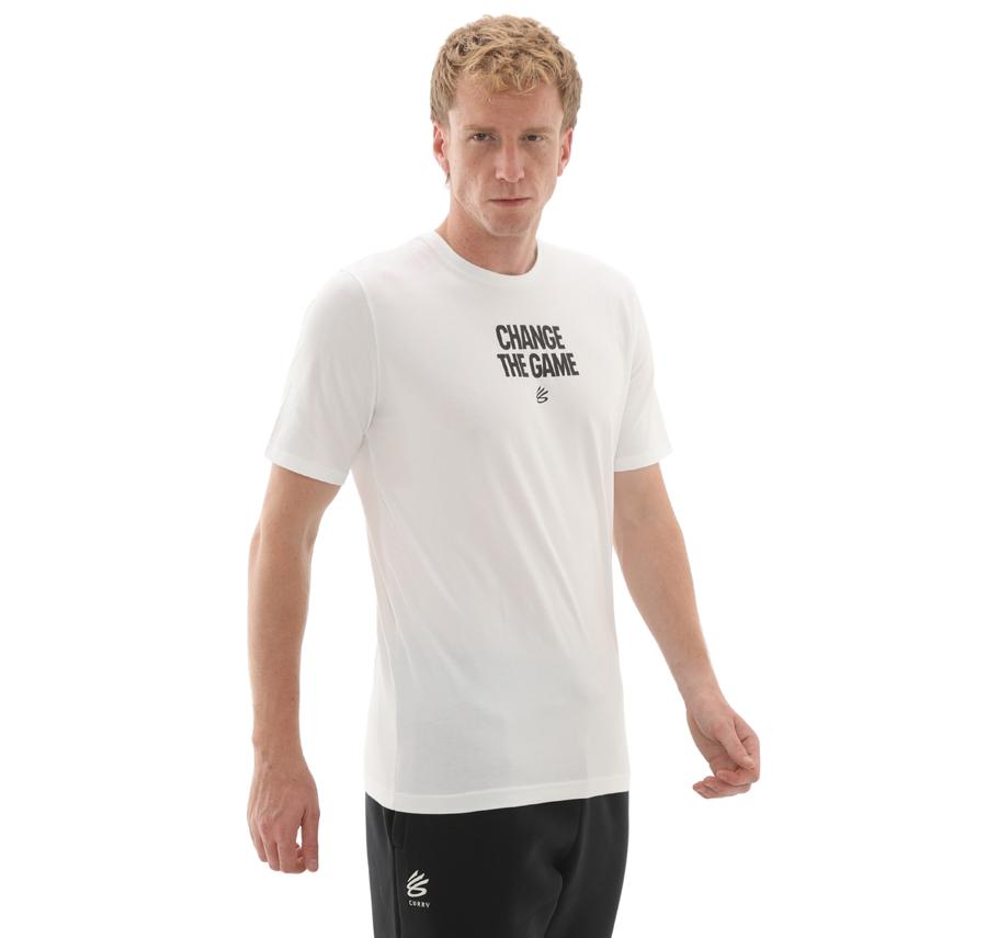 Under Armour Curry Playable Tee 1 Erkek T-Shirt Beyaz Under Armour Curry Playable Tee 1 Erkek T-Shirt Beyaz