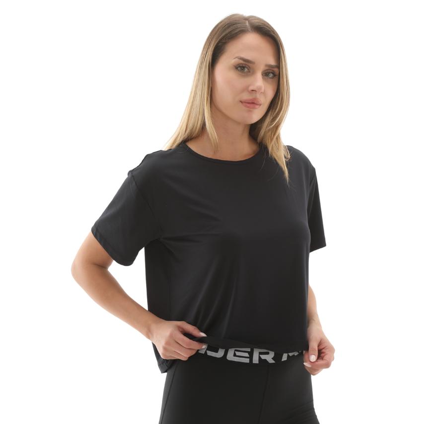 Under Armour Motion Ss Kadın T-Shirt Siyah Under Armour Motion Ss Kadın T-Shirt Siyah