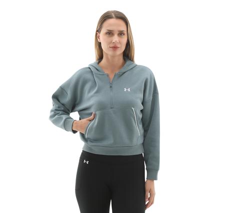 Under Armour Rival Flc Piped Hz Hoodie Kadın Sweatshirt Turkuaz Under Armour Rival Flc Piped Hz Hoodie Kadın Sweatshirt Turkuaz