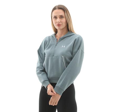 Under Armour Rival Flc Piped Hz Hoodie Kadın Sweatshirt Turkuaz Under Armour Rival Flc Piped Hz Hoodie Kadın Sweatshirt Turkuaz