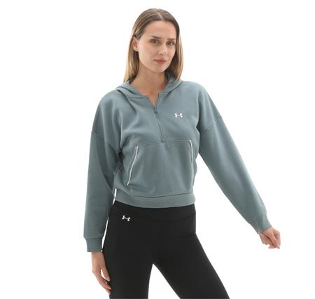 Under Armour Rival Flc Piped Hz Hoodie Kadın Sweatshirt Turkuaz Under Armour Rival Flc Piped Hz Hoodie Kadın Sweatshirt Turkuaz