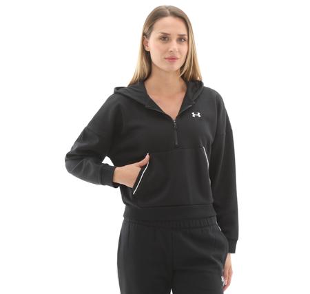Under Armour Rival Flc Piped Hz Hoodie Kadın Sweatshirt Siyah Under Armour Rival Flc Piped Hz Hoodie Kadın Sweatshirt Siyah