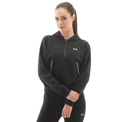 Under Armour Rival Flc Piped Hz Hoodie Kadın Sweatshirt Siyah Under Armour Rival Flc Piped Hz Hoodie Kadın Sweatshirt Siyah