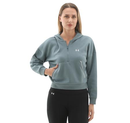Under Armour Rival Flc Piped Hz Hoodie Kadın Sweatshirt Turkuaz Under Armour Rival Flc Piped Hz Hoodie Kadın Sweatshirt Turkuaz