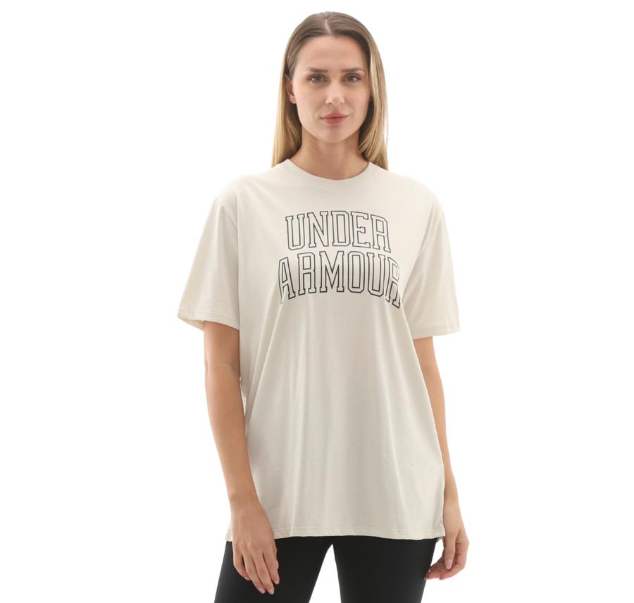 Under Armour Rival Os Campus Tee Kadın T-Shirt Bej Under Armour Rival Os Campus Tee Kadın T-Shirt Bej