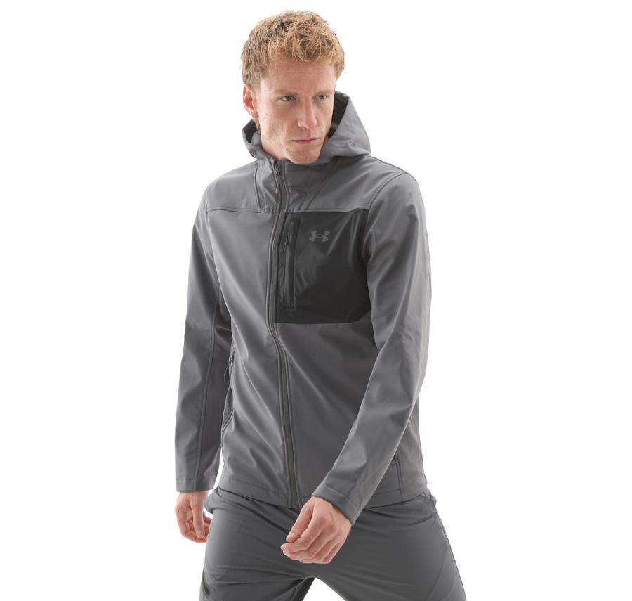Under Armour Shıeld Hooded Jacket Erkek Ceket Gri Under Armour Shıeld Hooded Jacket Erkek Ceket Gri