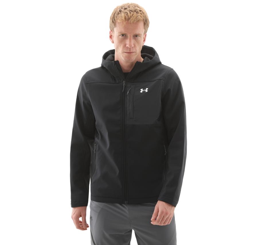Under Armour Shıeld Hooded Jacket Erkek Ceket Siyah Under Armour Shıeld Hooded Jacket Erkek Ceket Siyah