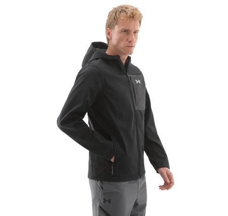 Under Armour Shıeld Hooded Jacket Erkek Ceket Siyah