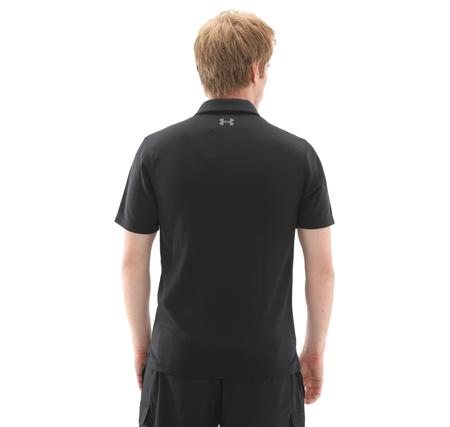 Under Armour Tech Polo Erkek T-Shirt Siyah