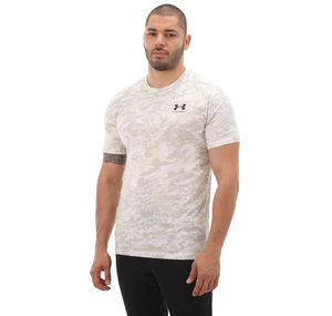 Under Armour Ua Abc Camo Ss Erkek T-Shirt Beyaz