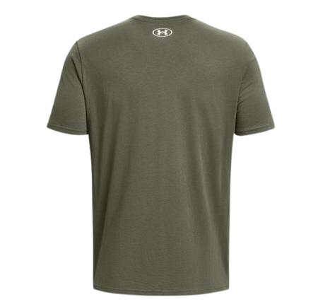 Under Armour Ua Camo Chest Strıpe Ss Erkek T-Shirt Yeşil