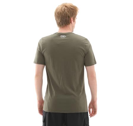 Under Armour Ua Camo Chest Strıpe Ss Erkek T-Shirt Yeşil