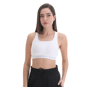 Under Armour Ua Crossback Mid Bra Kadın Büstiyer Krem