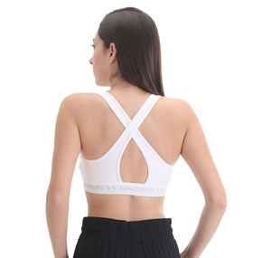 Under Armour Ua Crossback Mid Bra Kadın Büstiyer Krem